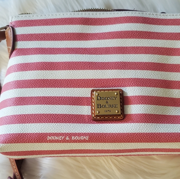 Dooney & Bourke Sullivan Crossbody Pouchette Watermelon Stripes - Picture 5 of 9